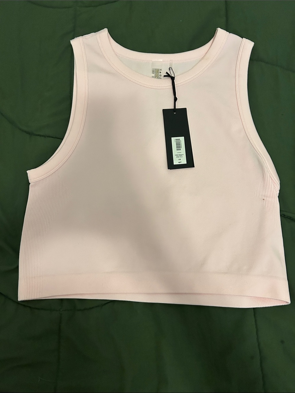 Aritzia Light Pink Cropped Tank